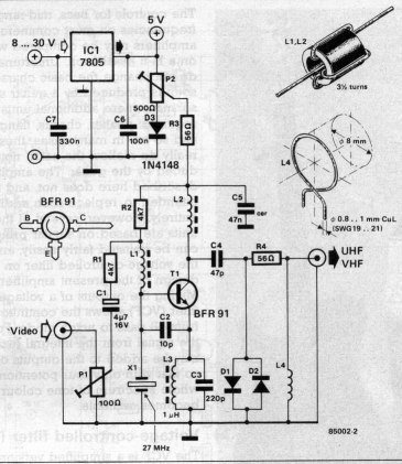 VHF/UHF TV Modulator