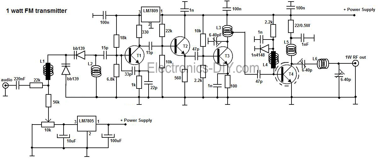 1W FM Transmitter