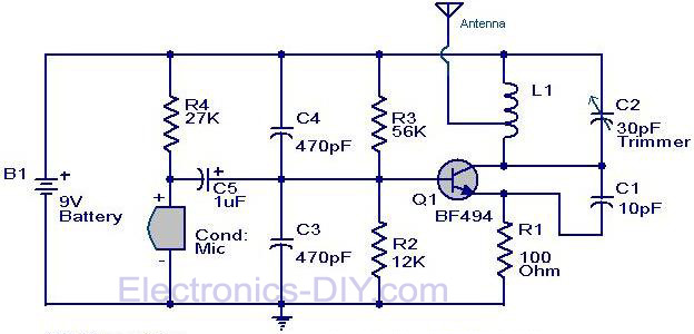 FM Transmitter Circuit