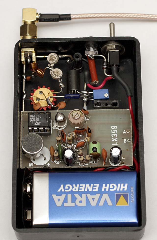 1W 87-110MHz FM Transmitter with 2N3886 Amplifier