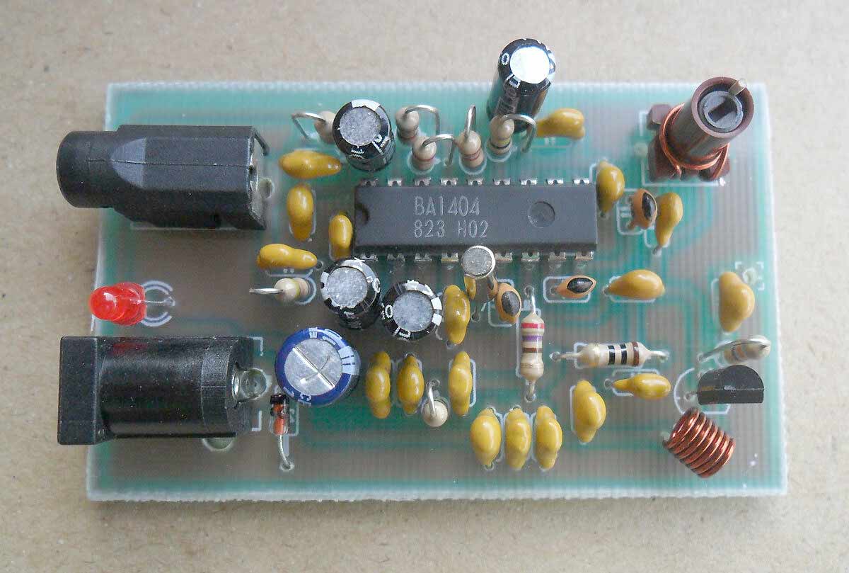 Stereo FM Transmitter With BA1404 IC