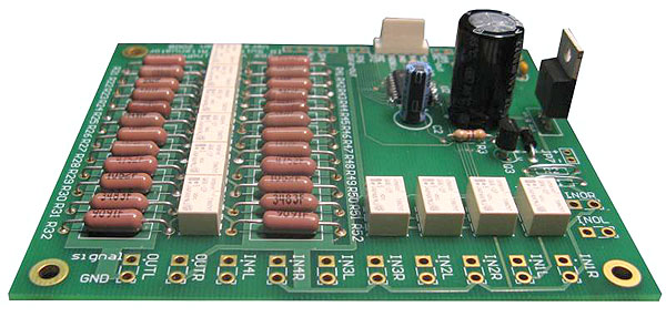 Audio Volume Relay Attenuator with IR Control