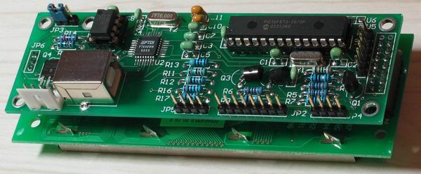 USB - LCD with PIC Microcontroller & FT232