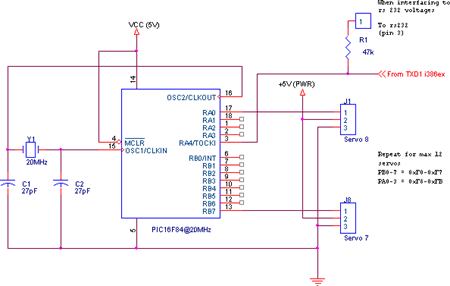 RC Servo Controller with Preset