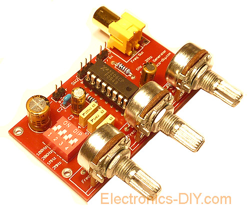 1Hz to 2MHz Function Generator Kit with XR-2206 IC