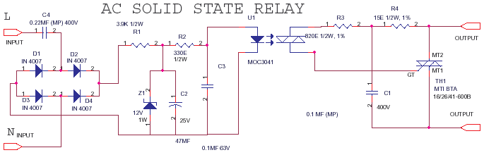 AC-AC Solid State Relay or SSR