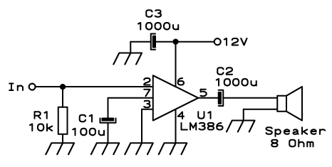 LM386 Amplifiers