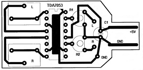 USB Powered PC Headphone Amplifier