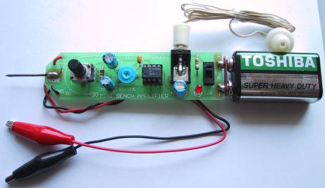 LM386 Audio Probe Amplifier