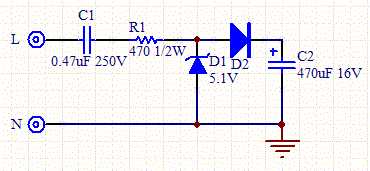 Transformerless Power Supply