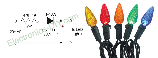 Eliminating LED Christmas Lights Flicker