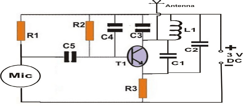 3V One Transistor FM Transmitter