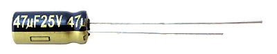 47uF 25V Panasonic FM Capacitor